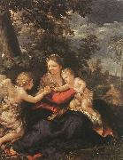 Pietro da Cortona Holy Family Resting on the Flight to Egypt painting